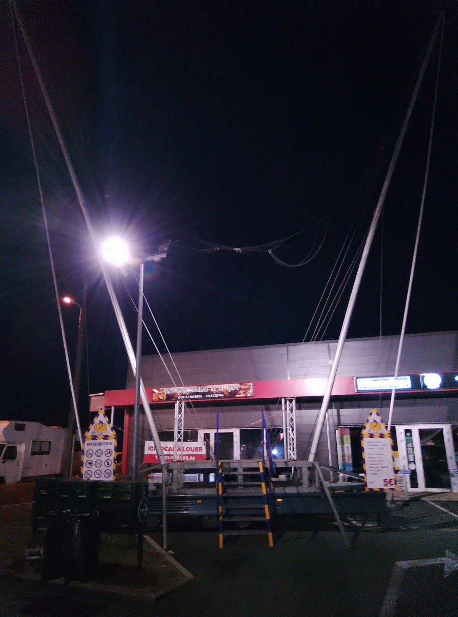Ejector sur remorque