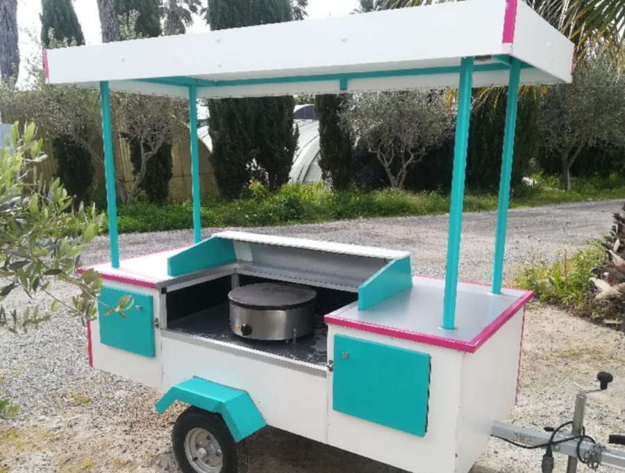 Remorques sur-mesure pour food truck / confiserie