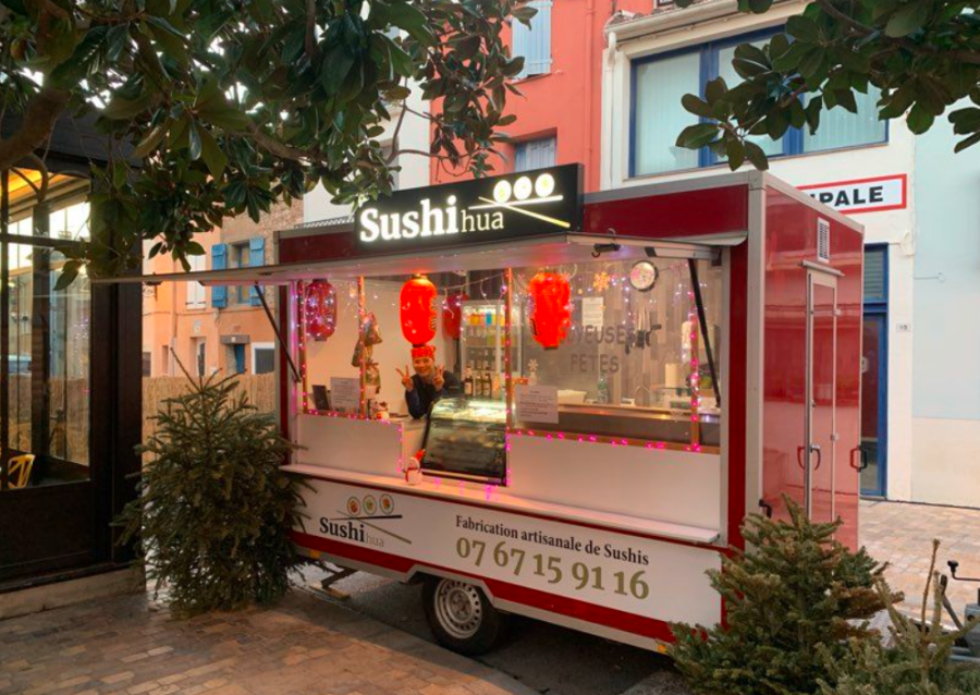 Food truck remorque