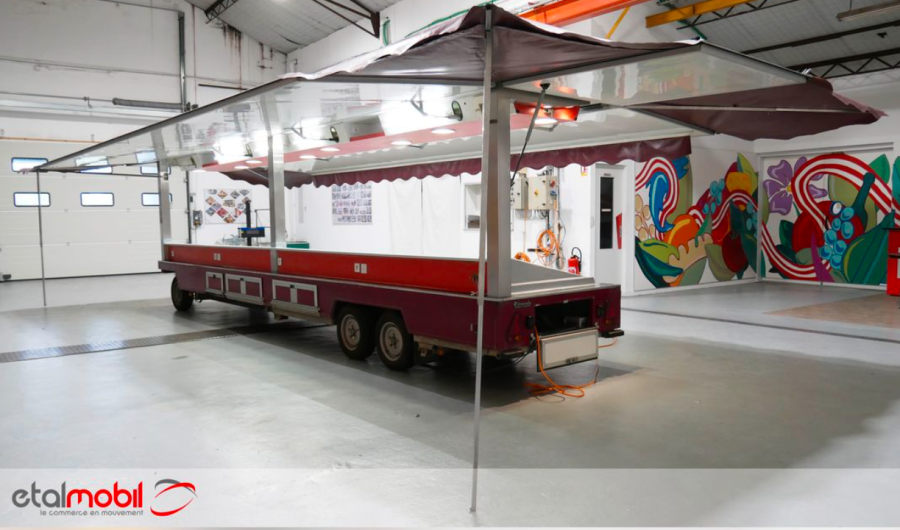 Remorque magasin primeur